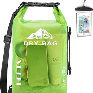 HEETA Green Dry Bag with Phone Case